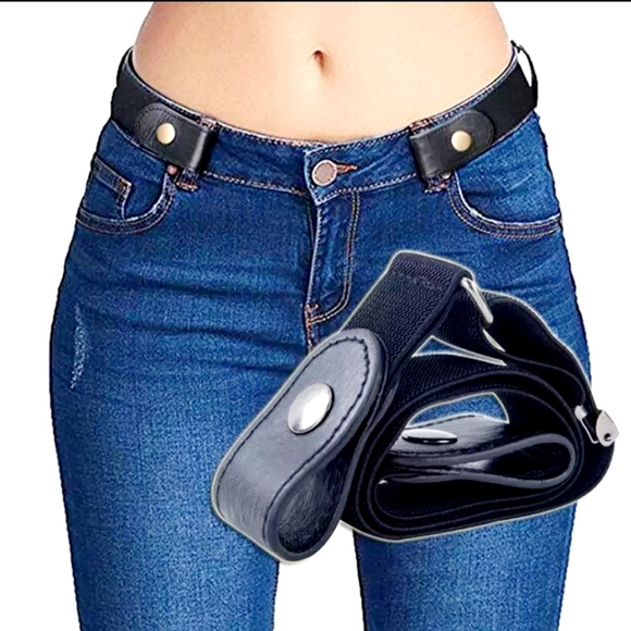 Black belt without buckle - Picture 1 of 7